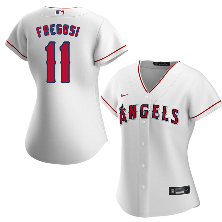 Nike Women #11 Jim Fregosi Los Angeles Angels Baseball Jerseys Sale-White